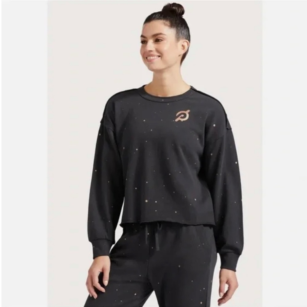 SET- PELOTON SHINE SWEATPANTS & SWEATSHIRT SET GREY (Size L)